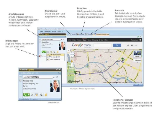Bild: CTI-Einzelplatzlösung von C4B setzt neue Maßstäbe im KMU-Umfeld
