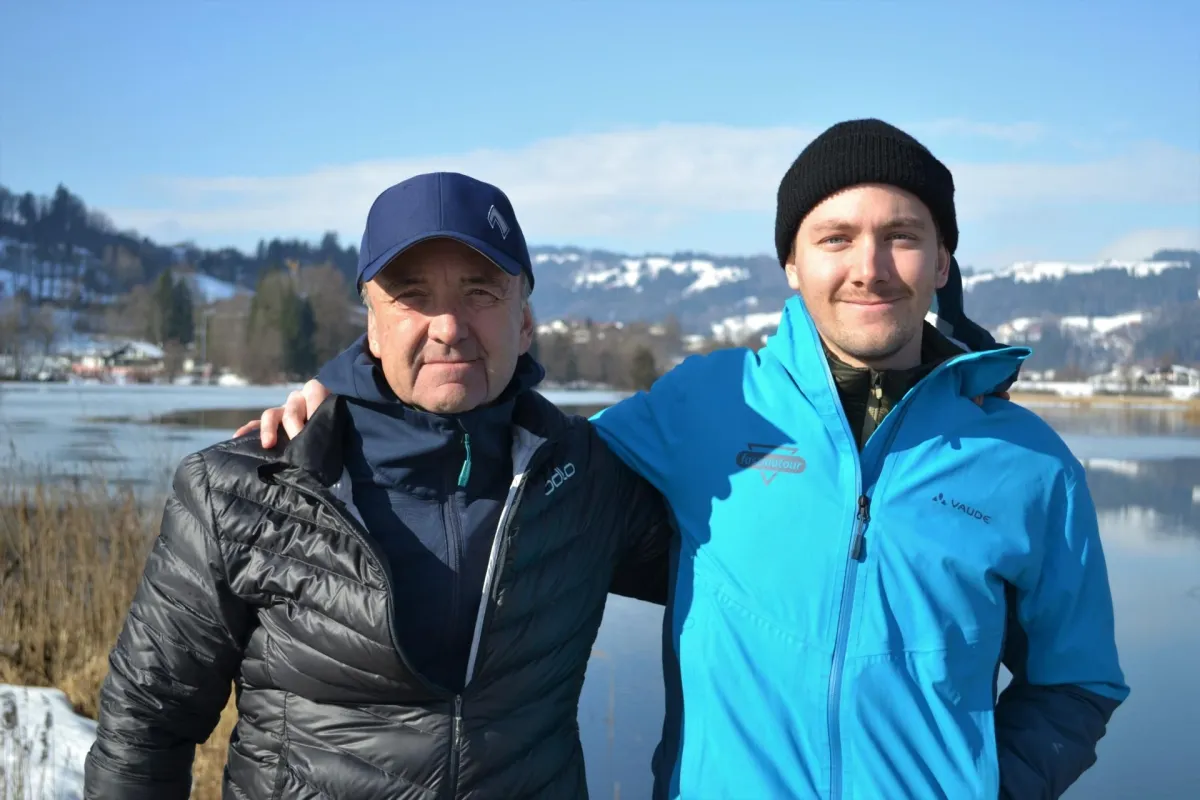 Generationenwechsel bei faszinator: Werner und Tobias Vetter (© faszinatour GmbH)