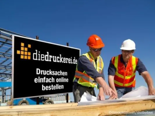 Bild: diedruckerei.de erweitert das Sortiment an Großformatdrucksachen