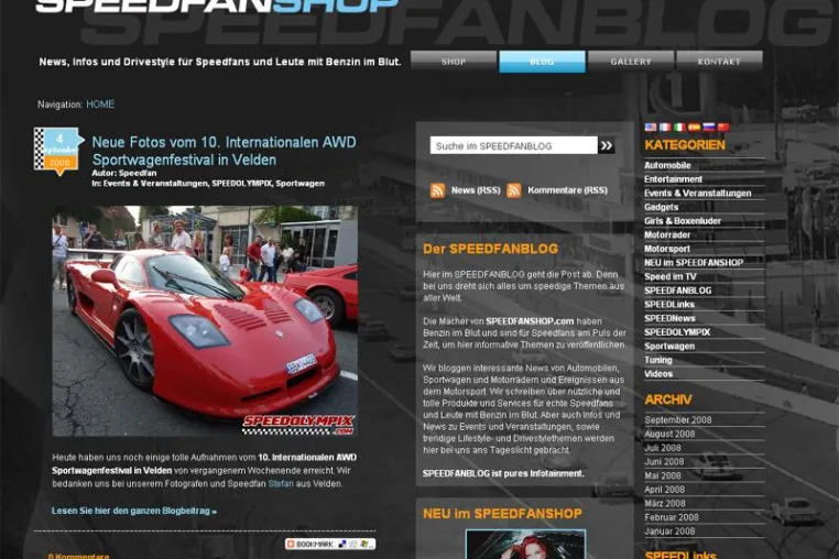 News, Infos und Drivestyle für Speedfans und Leute mit Benzin im Blut - SPEEDFANBLOG ist pures Infotainment Bild: News, Infos und Drivestyle für Speedfans und Leute mit Benzin im Blut - SPEEDFANBLOG ist pures Infotainment