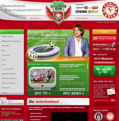 Bild: Hi-Media vermarktet Sönke Wortmanns deinfussballclub.de exklusiv