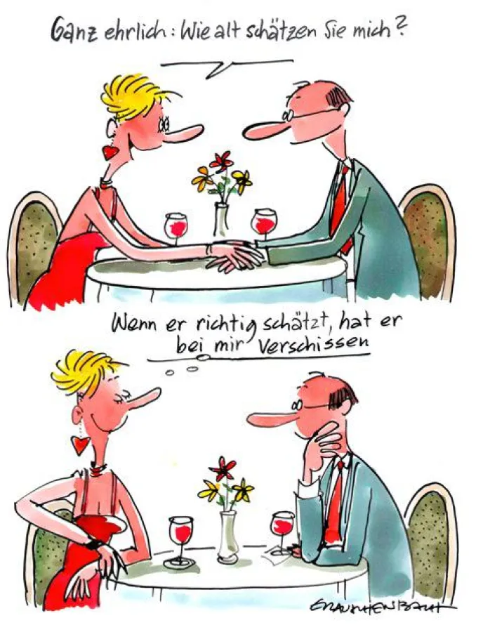 Cartoon von Erich Rauschenbach