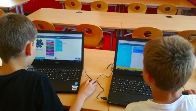 Testlauf Calliope Mini Bild: Testlauf Calliope Mini