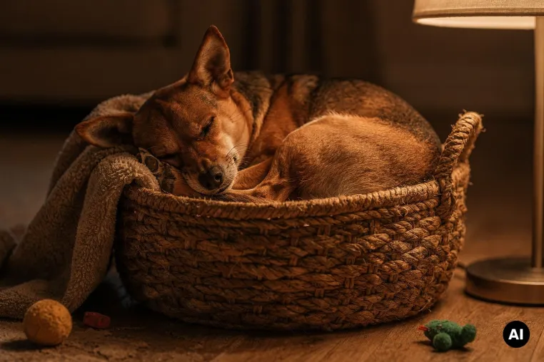 Bild: Abenteuerschlaf im Körbchen: Können Hunde träumen?
