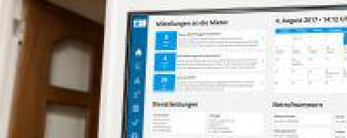Der digitale Hausaushang für das Treppenhaus erweitert die Serviceplattform mieterportal24.net