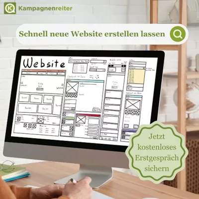 Bild: Kampagnenreiter bietet kleine Websites für kleine Unternehmen an: Alternative zu business.site