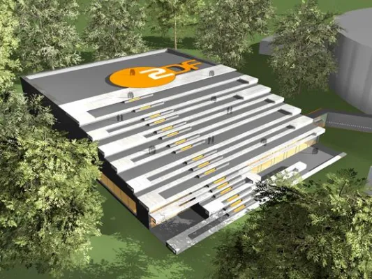 Bild: Potsdamer Architektin Annette Axthelm entwarf neues ZDF-Nachrichtenstudio-Grundsteinlegung ist am 3. Mai 2007