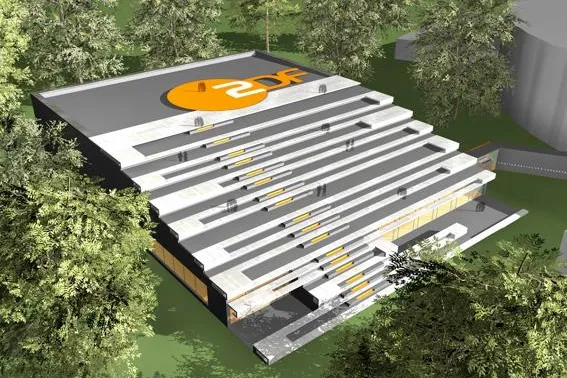 Bild: Potsdamer Architektin Annette Axthelm entwarf neues ZDF-Nachrichtenstudio-Grundsteinlegung ist am 3. Mai 2007