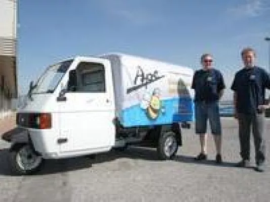 Bild: Jahrestag der "APE-Tour 2009" - mit einer Piaggio APE TM von Pontedera nach Wien