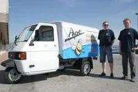 Jahrestag der "APE-Tour 2009" - mit einer Piaggio APE TM von Pontedera nach Wien Bild: Jahrestag der "APE-Tour 2009" - mit einer Piaggio APE TM von Pontedera nach Wien