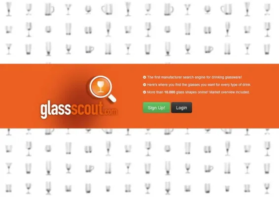 Bild: Glasformen suchen. Hersteller finden.