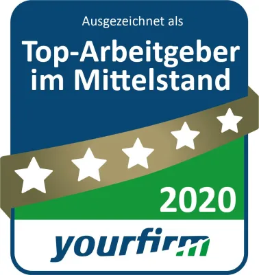 meistro ist Top-Arbeitgeber im Mittelstand 2020 Bild: meistro ist Top-Arbeitgeber im Mittelstand 2020