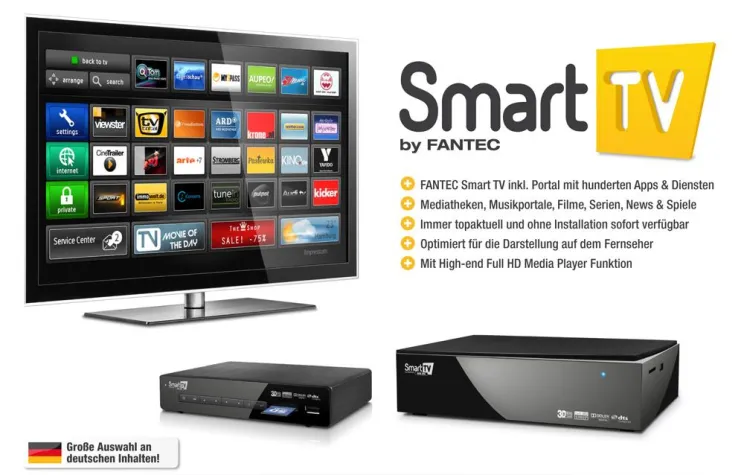 Fantec macht aus jedem Fernseher einen Smart TV Bild: Fantec macht aus jedem Fernseher einen Smart TV