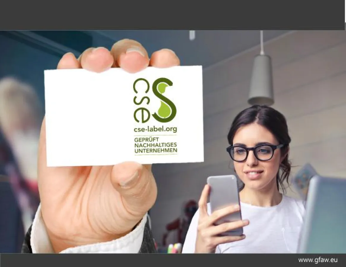 Geprüft nachhaltige Dienstleistungen nach CSE-Standard