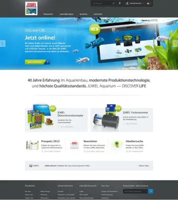 Bild: superReal realisiert neuen B2B-Onlineshop für Juwel Aquarium