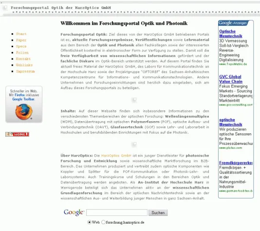 Bild: Forschungsportal Optik & Photonik eröffnet