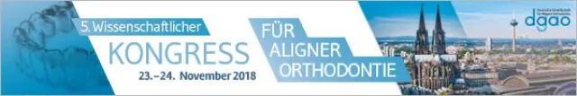 Bild: Noch bis zum 18. November 2018 online für den 5. Wissenschaftlichen Kongress für Aligner Orthodontie anmelden