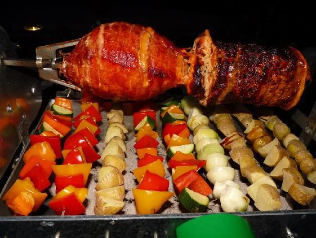 Holzkohlegrill Spießgrill