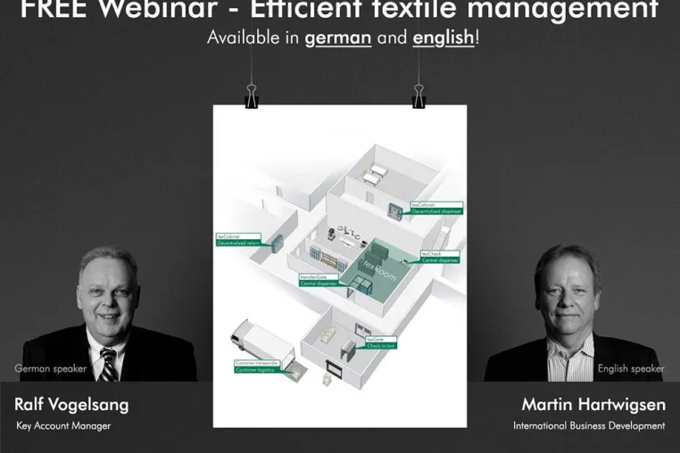 Bild: Kostenloses Webinar - Effizientes Textilmanagement im Healthcare Bereich
