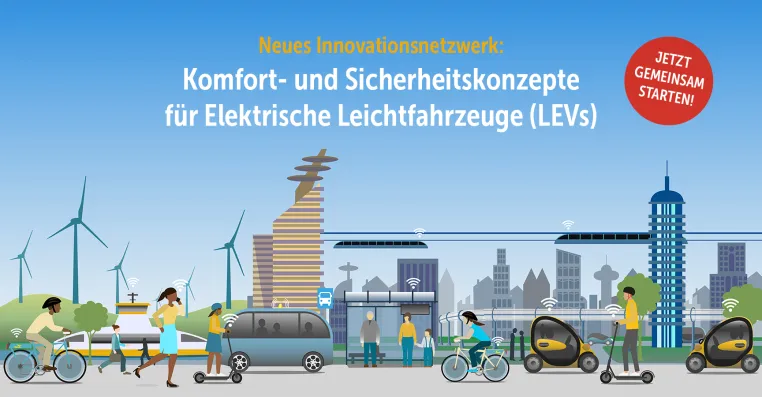 Bild: Komfort- und Sicherheitskonzepte für Elektrische Leichtfahrzeuge (LEVs)