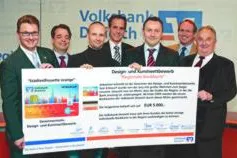 Bild: 5.000 Euro Preisgeld für Gewinner des Design- und Kunstwettbewerb "Regionale Bankkarte"