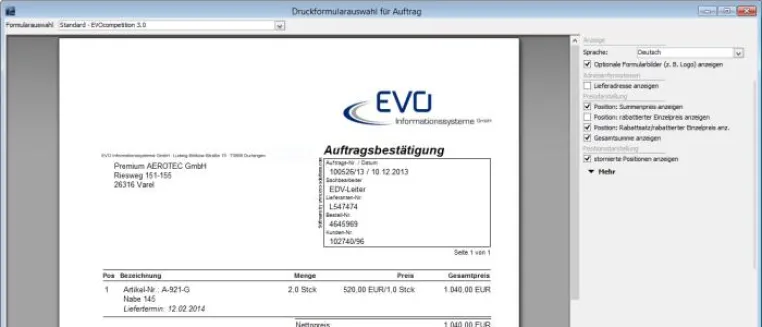 Bild: Neue Technologie: Druck von Formularen mit vielfältigen Möglichkeiten