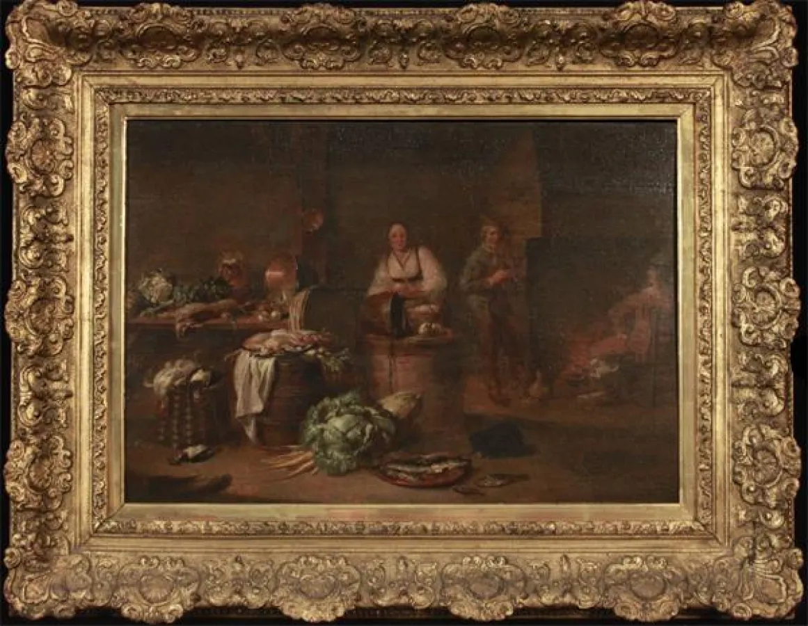 Kat.nr. 1055    Gerad Dou (Leiden 1613-1675; Lehrling in Rembrandts Werkstatt; Museen: Rijksm., Louvre, London, Dresden u.a.)