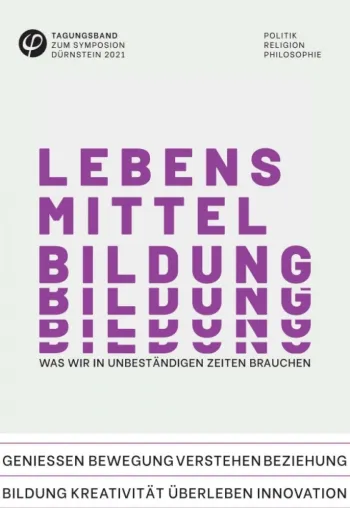 Bild: Tagungsband zum Symposion Dürnstein 2021 - Bildung als Potential