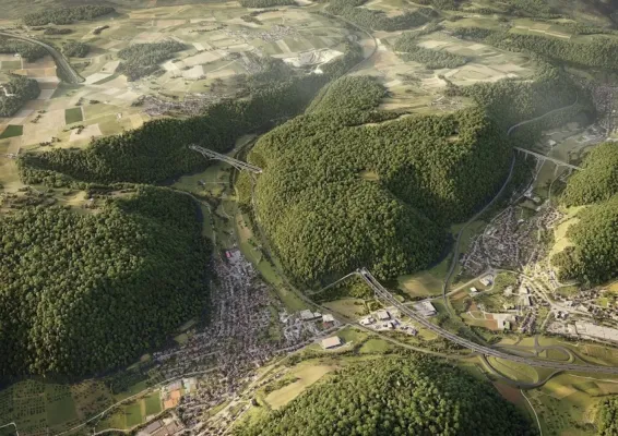 Bild: Die Autobahn als Projektarbeit: Studierende der Hochschule Biberach analysieren A8-Albaufstieg