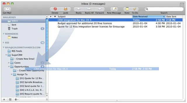 Bild: Endlich eine nahtlose und transparente Mail und CRM Synchronisation für Mac Nutzer