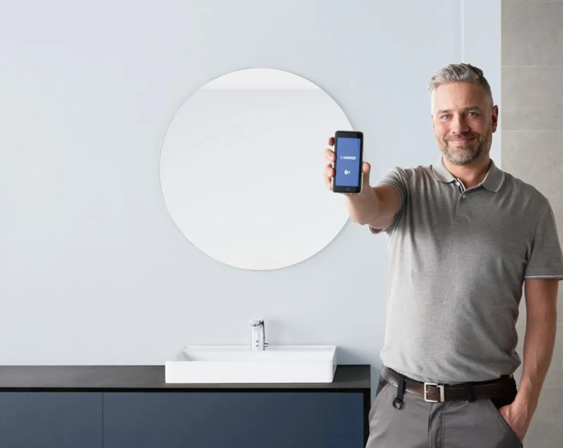 Digitales Handwerk: HANSA ist bereit für smarte Installateure. Foto: Hansa Armaturen GmbH