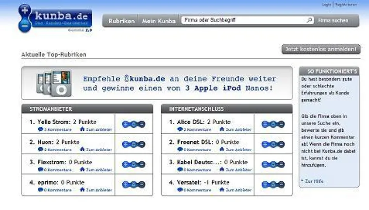 Bild: Verbraucher 2.0 - Kundenmeinung ab jetzt im Echtzeit-Ranking