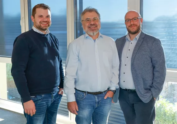 Bild: Generationswechsel bei der Marquard Engineering GmbH & Co. KG