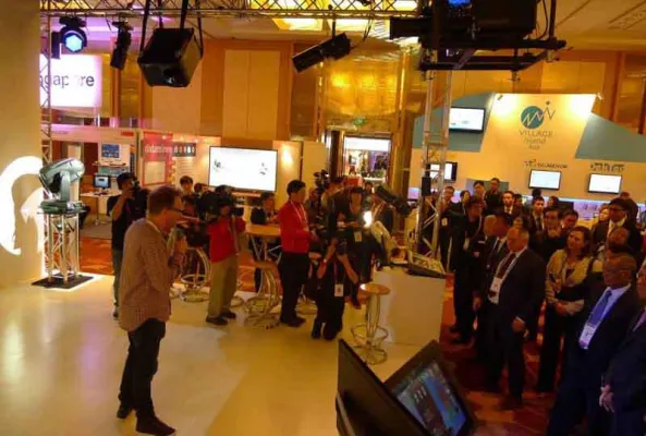 Bild: Matt Finke hielt Eröffnungsvortrag auf BroadcastAsia im Auftrag von COOLUX und Total Solution