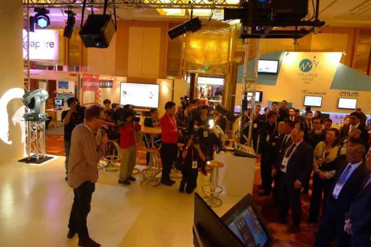 Matt Finke hielt Eröffnungsvortrag auf BroadcastAsia im Auftrag von COOLUX und Total Solution Bild: Matt Finke hielt Eröffnungsvortrag auf BroadcastAsia im Auftrag von COOLUX und Total Solution