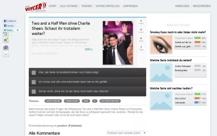 Bild: Relaunch von voycer.de: Meinungen haben ein neues Zuhause