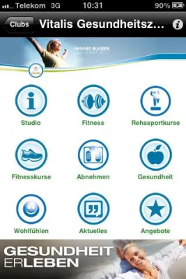 Bild: Das Vitalis Gesundheitszentrum Düsseldorf für die Hosentasche