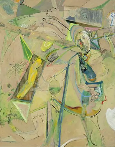 Johannes Lotz, Gräben der Minne, Malerei Bild: Johannes Lotz, Gräben der Minne, Malerei