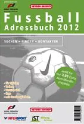 Bild: Fußball Branchenbuch 2012 - Adressen für Fussballvereine, Fans, Spieler, Trainer & Sportvereine