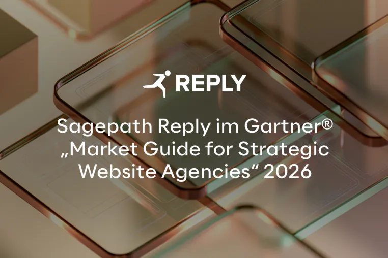 Sagepath Reply im Gartner® "Market Guide for Strategic Website Agencies" 2026 gelistet Bild: Sagepath Reply im Gartner® "Market Guide for Strategic Website Agencies" 2026 gelistet