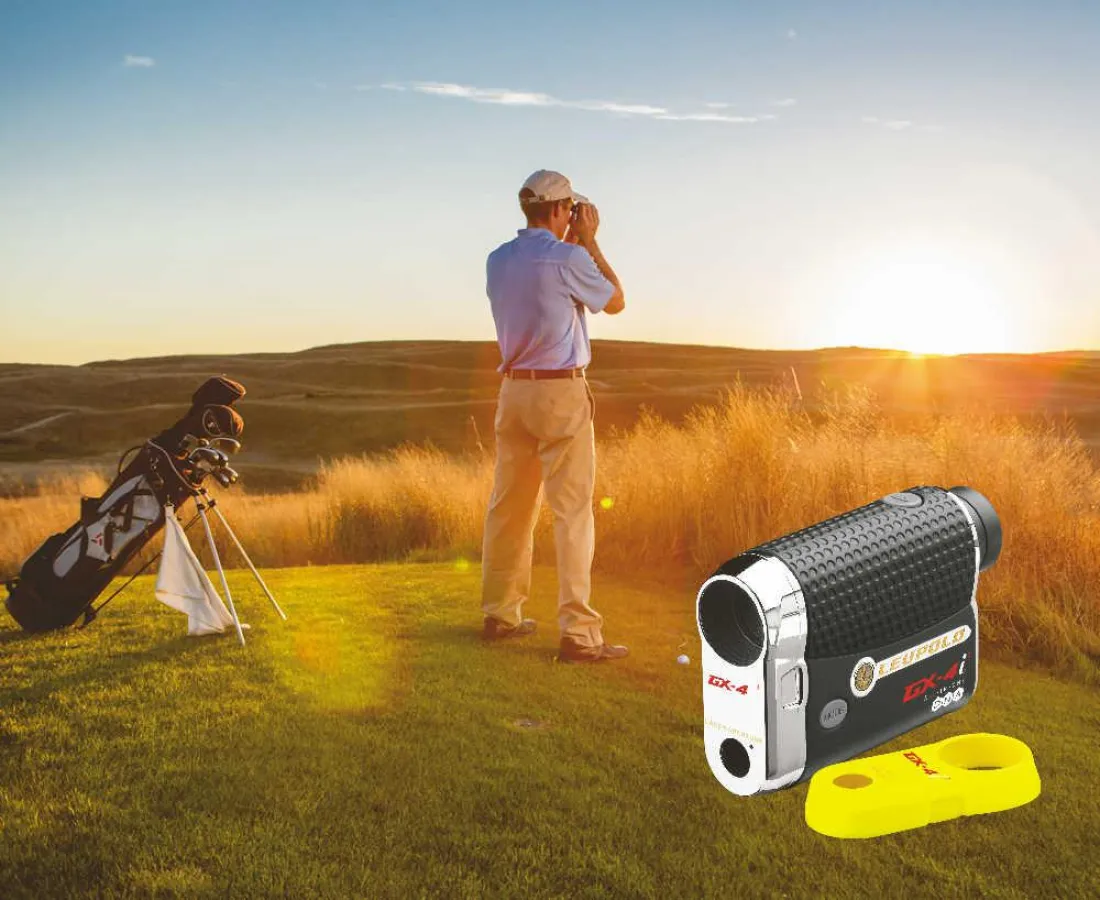 © Leupold®/dublisGolf: Der neue Leupold® GX-4i³ ALL-IN-ONE, sichere Mess-Ergebnisse in allen Golfspi