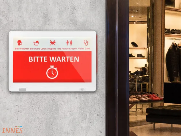 Bild: Smarte Zutrittskontrolle während der Corona Pandemie: Besuchereinlass mit digitaler Einlasskontrolle steuern!