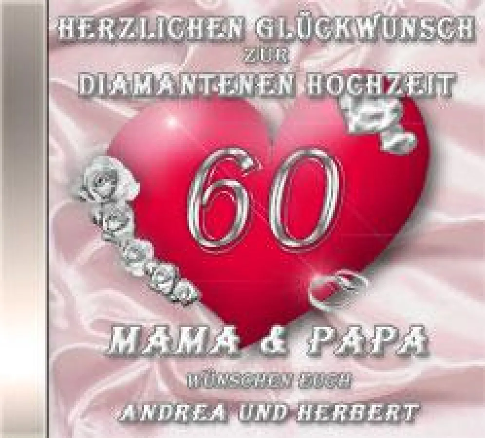 Die CD zur diamantenen Hochzeit