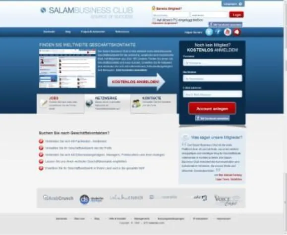 Bild: Xing und LinkedIn: Die orientalische Alternative heißt SALAMBC