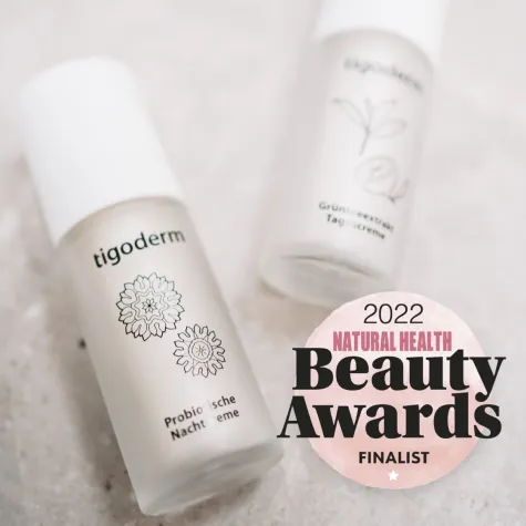 Bild: tigoderm ist Finalist der Natural Health Beauty Award 2022
