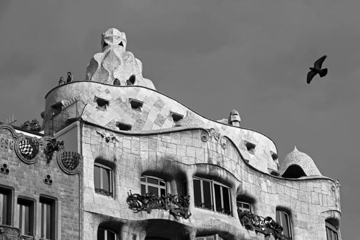 La Pedrera Fassade, Antoní Gaudí, Barcelona