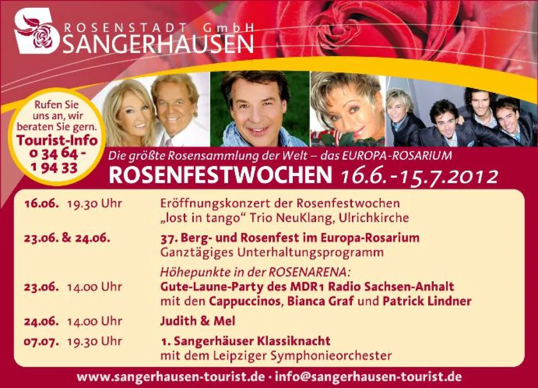 Berg- und Rosenfestwochen 2012