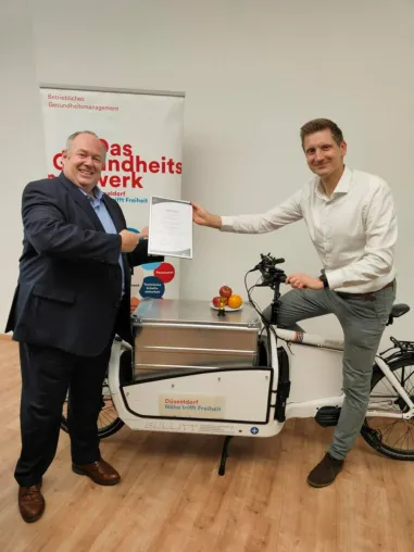 Bild: Gesundes Düsseldorf: Stadtverwaltung wird für BGM und BGF ausgezeichnet