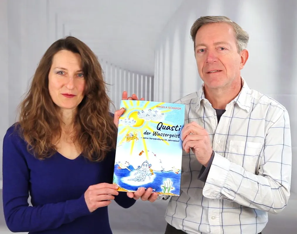 Angela Schäfer und Franz Xaver Martin mit dem neuen Buch