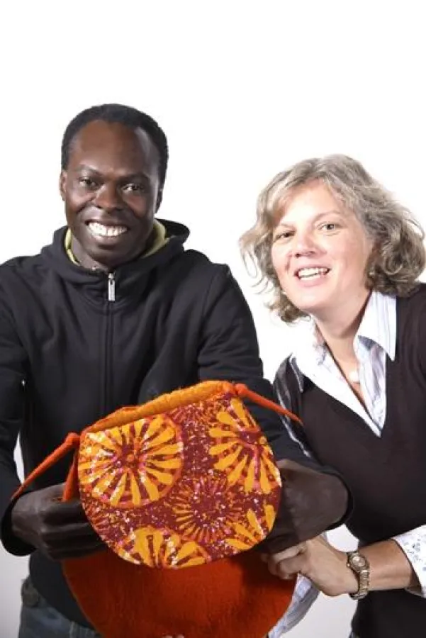 Stephanie Maaß und Balla Mbaye von Sebanie